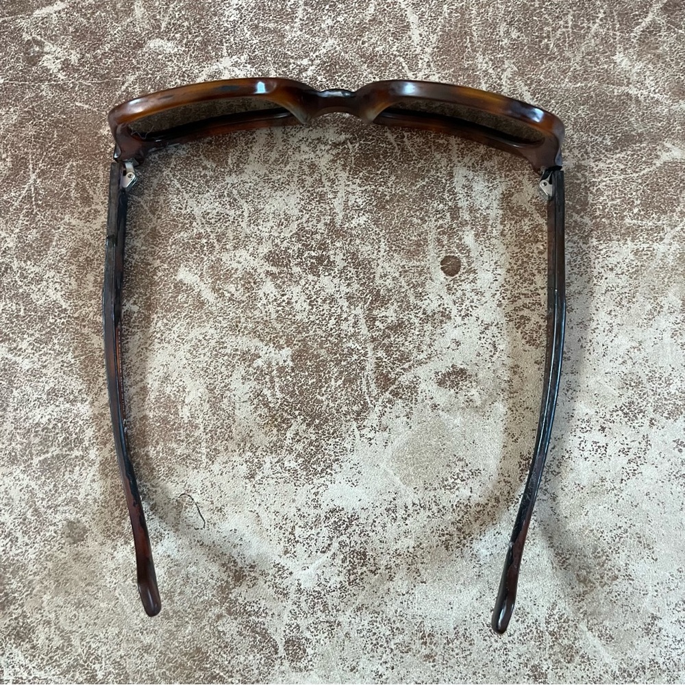 Balenciaga Rectangle Shield Sunglasses Brown Italy Used Condition *See Descrip* - Picture 10 of 12